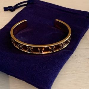 Tory Burch logo cuff bracelet